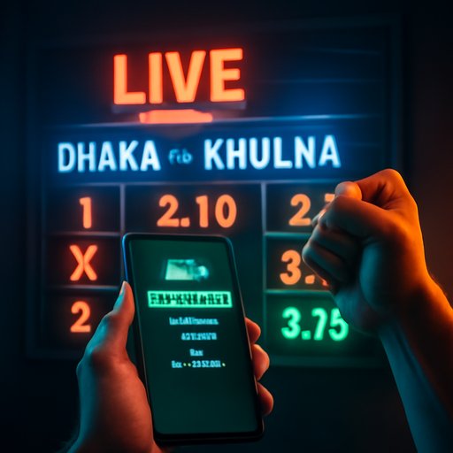 GB99 ফুটবল ম্যাচের সন্ধ্যার স্কোরবোর্ড